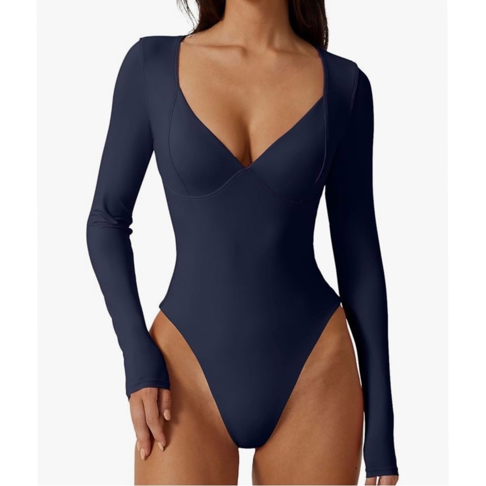 NWT • Double Lined Long Sleeve Bodysuit